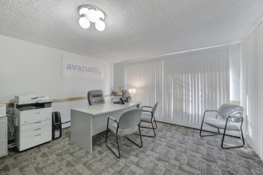 Avanath office with desk and chairs